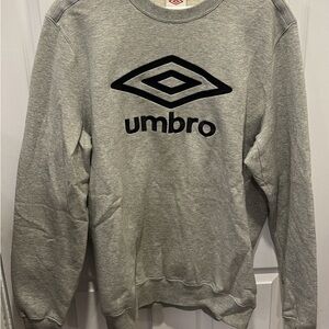 Umbro Men's Crewneck Sweater in Gray